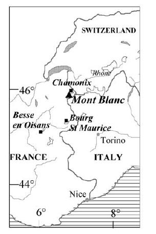 Mont Blanc Map
      305 x 458 Pixel