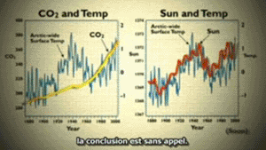 Temperatur CO2 und Sonne 
      verkleinert von 900 x 508 Pixel