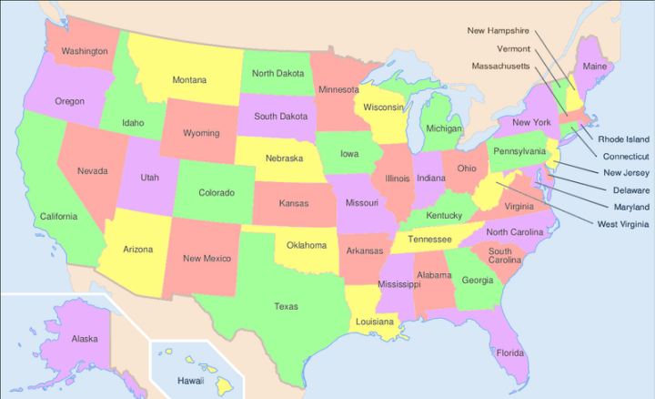 Bild:Map of USA showing state names.png
      720 x 437 Pixel